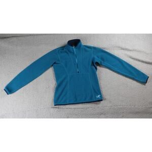 Vintage Arc'teryx Jacket Womens Xs Blue Half Zip Pullover Fleece Sweater